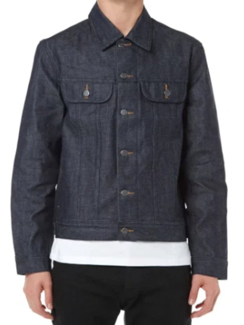 A.P.C. Raw Denim Jacket Indigo Men’s Size XXS - Picture 9 of 9